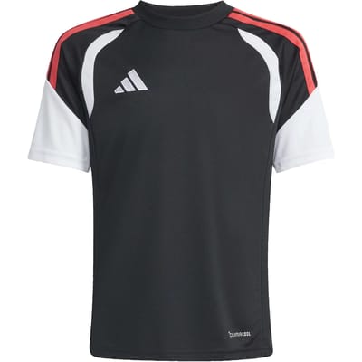 adidas T-shirt Kinderen Tiro 26 League Jersey Zwart-Rood - Maat 128cm