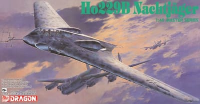 Dragon Modelbouwpakket Vliegtuigen - 5511 Horten Ho 229B - Nachtjäger - Vliegtuig Plastic - 1:48 - Modelbouw