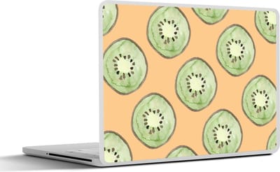 Laptop sticker - 15.6 inch - Kiwi's - Fruit - Patronen - 36x27,5cm - Laptopstickers - Laptop skin - Cover