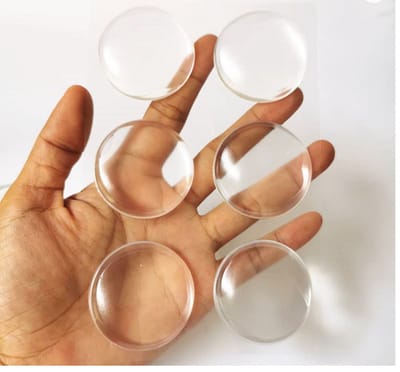 Zelfklevende Deurbeschermers - 6 Stuks - Transparant - 4cm dia - Deurbescherming - Deurstoppers - Muurbeschermer - Muurbescherming - Deurstoppers - Siliconen deurstoppers - Deurklink buffers - Deurklink - Flexibel - Stootrubber Deur