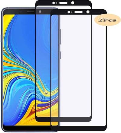 Volledige dekking Screenprotector Glas - Tempered Glass Screen Protector Geschikt voor: Samsung Galaxy A7 2018 - 2x