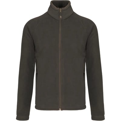 Zware Fleece met rits 'Marco' Kariban Dark Grey - M