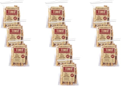 Timo Paardenkophuidstukjes - Hondensnacks - 10 x Paardenvlees 150 g