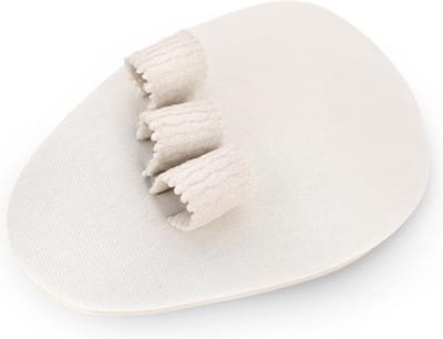 Mövibrace - Teencorrector Triple - Teenspreider - Voor Meerdere Tenen Tegelijk - Rechts - Unisex - Schoenmaat 41-46