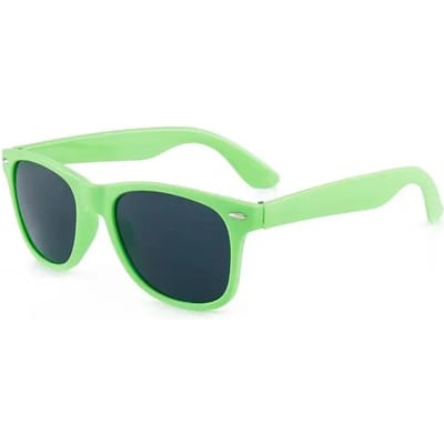 Lunettes de Soleil Unisexe Rétro Protection UV Montures Classiques Tendance pour Voyage Fête Rassemblements Lunettes de Protection Solaire AS picture show beige