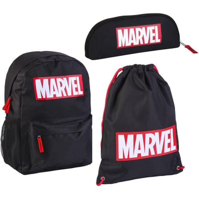 Marvel Rugzak met Gymtas en Etui - Set voor Jongens