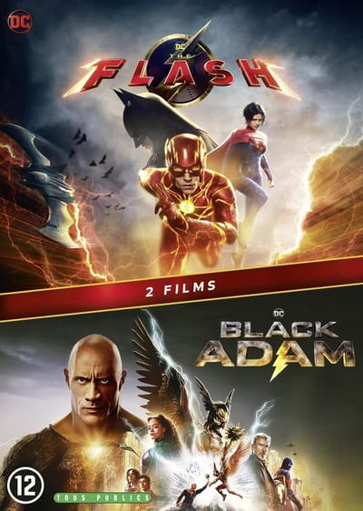 The Flash + Black Adam (DVD)