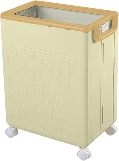 Opbergdoos Trainingsapparatuur - Opvouwbare Mand - Sportspullen Organiseren - Met 360 Graden Wielen - 38.5 x 25 x 54 cm