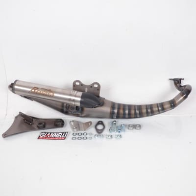 giannelli uitlaatdemper voor malaguti 50 f12r phantom ac scooter 2007 tot 2012 nieuw