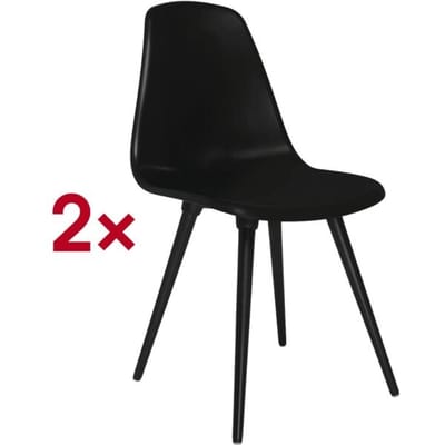 Topstar® T 2020 kuipstoel, 4-poot, desinfectiebestendig, zonder armleuningen, zwart/zwart