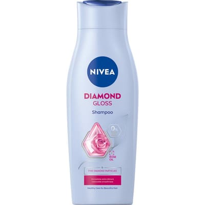 Nivea Diamond Gloss Care - Verzorgende Shampoo - Rozemarijnolie - 400 ml - Vegan Formule