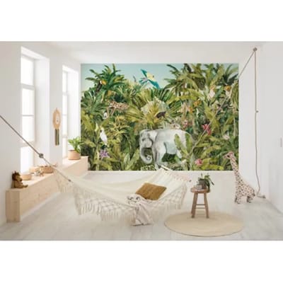 Fotobehang Jungle Expedition - Meerkleurig - 2,80m X 400cm