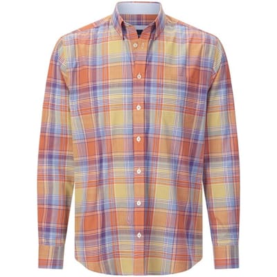 Babista herren Overhemd - 39/40 - oranje - Plus Size