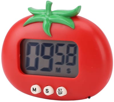 Store_8 - Digitale Timer voor Kinderen - Tomatenkeukentimer - Magnetische Steun - Koken en Studie - Afteltimer - Geschikt voor Klaslokalen en Thuis