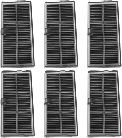 Dailygoods- HEPA-filter 6 Stuks - Compatibel met Dreame X40 Ultra/L10s Pro Ultra - Verbeterd Vuilfilter - Eenvoudige Vervanging - 93 x 43 x 15 mm - Regelmatige Vervangingsgarantie - Stofzuigerfilter