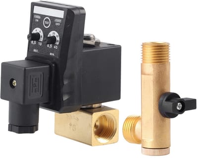 Store_7 - Automatische Drain Valve - G1/2 - Duurzaam en Betrouwbaar - Voor Compressoren en Brandstoftanks - Hoogwaardig - Eenvoudige Installatie - ...