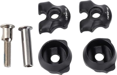 Fietszadelpenklem - Zadelhouder - Fietsreparatie - Roestvrij staal - 7x9mm - Zwart