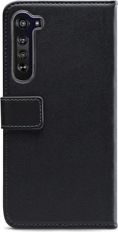 Mobilize Telefoonhoesje geschikt voor Motorola Edge (2020) Hoesje | Mobilize Classic Gelly Wallet Bookcase Portemonnee | Pasjeshouder voor 2 Pasjes | Telefoonhoesje voor Pinpas / OV Kaart / Rijbewijs - Zwart