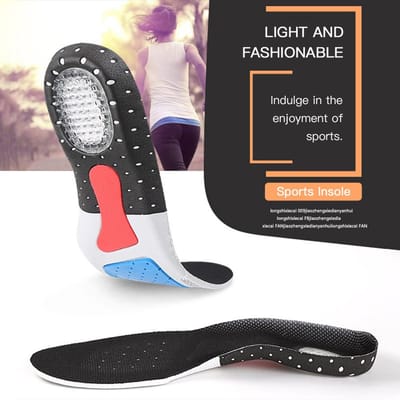 Orthopedische voetboogondersteuning Sportschoenpad Hardloopgel-inlegzolen Inzetkussen Binnenzool Sneakers Pad 36-41 for women gray