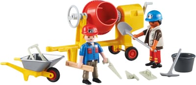 Playmobil - (6339) - 2 arbeiders met betonmolen