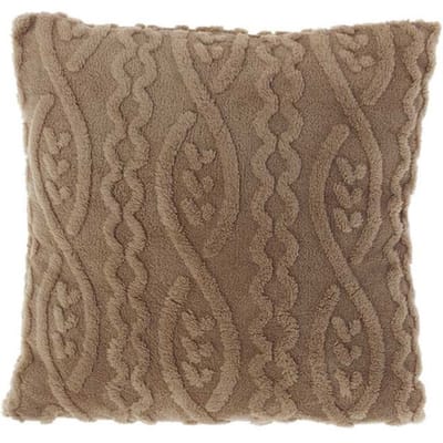 Unique Living - Sierkussen Pleun Taupe -45x45cm