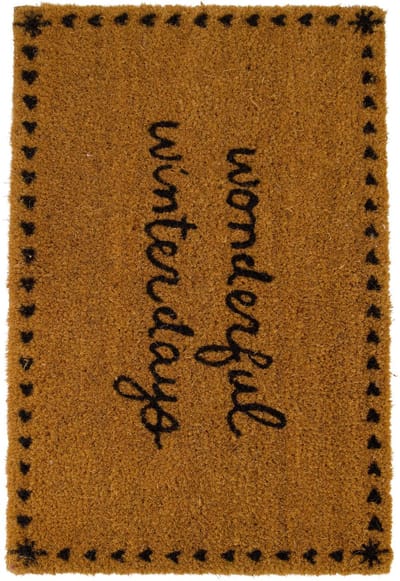 Zusss Deurmat Wonderful Winterdays Naturel Beige