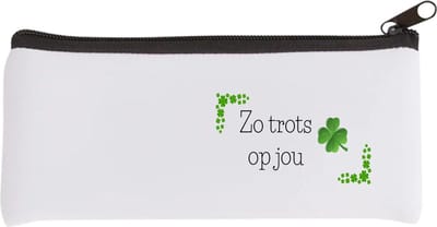 Akyol - collega cadeau Etui - Collega - trots op jou cadeau - geluk cadeau - collega kado - collega afscheid - klavertje vier cadeau - collega cadeautjes verjaardag - leuk kado om te geven - 20 bij 9 cm