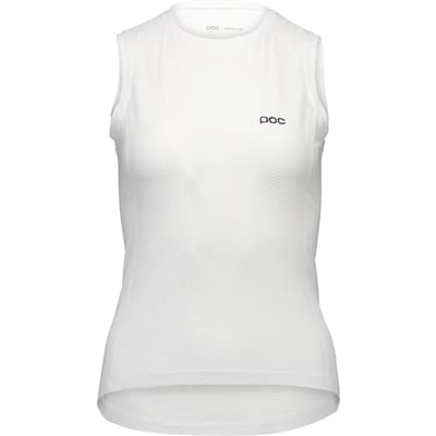 Poc Essential Layer Mouwloos Basislaag Wit L Vrouw
