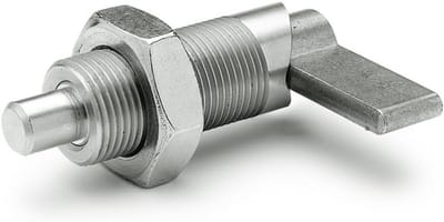 Vergrendelbout - Vergrendelpen - Vaste Positionering - Roestvrij Staal - M12x15 - Zilverkleurig