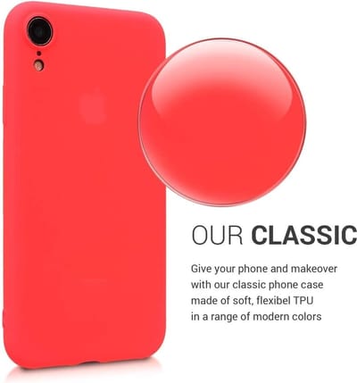 ShieldCase Siliconen hoesje met camera bescherming geschikt voor Apple iPhone Xr - rood - Flexibele en Schokbestendige Case - Krasbestendige Silicone Cover - Luxe Silicone Accessoire - Zacht en Stijlvol Telefoonhoesje