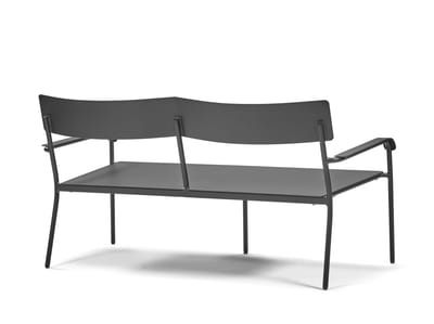 Serax Vincent Van Duysen August tweezit bank L136cm H70cm zwart