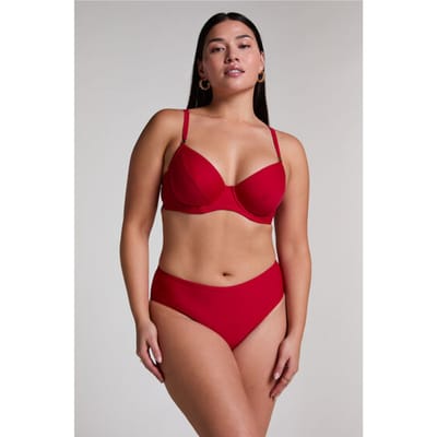 Hunkemöller Luna Rio Midi Bikinibroekje Rood