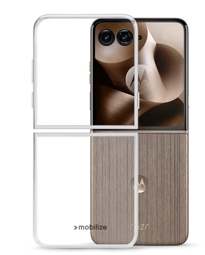 Mobilize Doorzichtig Hoesje geschikt voor Motorola Razr 60 Ultra Telefoonhoesje Flexibel TPU | Mobilize Gelly Case Backcover | Doorzichtig Telefoonhoesje Razr 60 Ultra | Razr 60 Ultra Case | Back Cover - Transparant