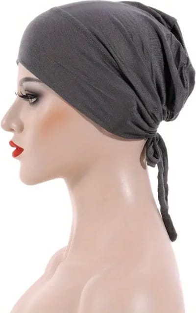 Bovista Hoofddoek - Hijab - Dames - Abaya - Sjaal - Islamitische Kleding - Moslim Kleding - Alhamdulillah - Donkergrijs