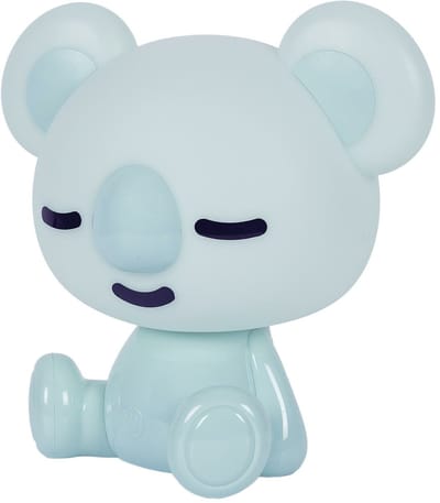 Home Deco Kids Nachtlampje - koala - USB - oplaadbaar - aan/uit knop - blauw - 25 cm - kinderkamer