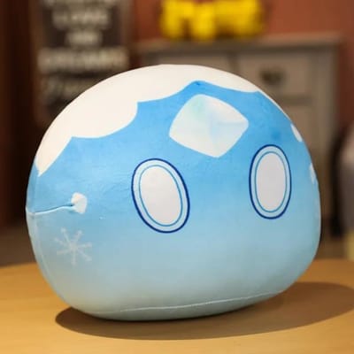 Nieuwe 10cm Anime Project Schattige Genshin Impact Slime Pluche Kussen Speelgoed Kawaii Cartoon Anime Kussen Speelgoed Verjaardag Kerst Cadeau Voor Kinderen