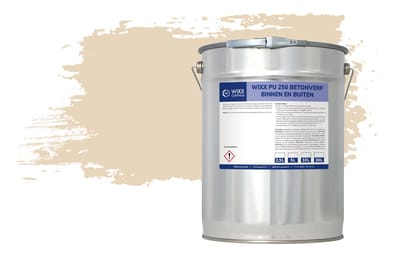 Wixx PU 250 Betonverf Buiten en Binnen - 10L - RAL 1015 | Ivoorwit