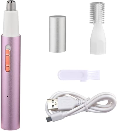 2-in-1 Neushaartrimmer - Neustrimmer - Neustrimmer mannen - Neustrimmer vrouwen - Paars