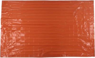 Nooddeken Thermisch - Overlevingsdeken Winddicht - Buiten Bescherming - Houdt 90% Warmte - 210x130cm - Oranje