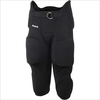 Riddell Safety Pants w/Pads Adult XXL Black Gamepants voor Sport American Football