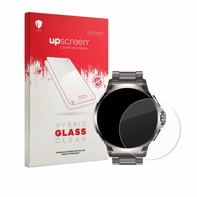upscreen - Screenprotector voor Fosmet Smartwatch 1.92" - Folie Beschermfolie Beschermglas transparant