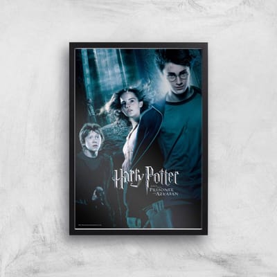 Harry Potter and the Prisoner Of Azkaban Giclee Art Print - A4 - Black Frame
