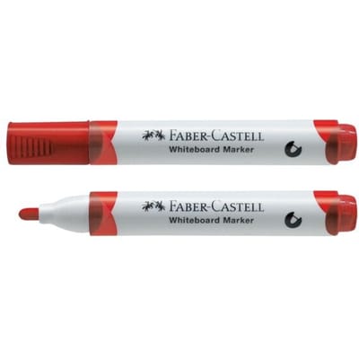 Faber-Castell whiteboardmarker - rood - ronde punt - FC-254021