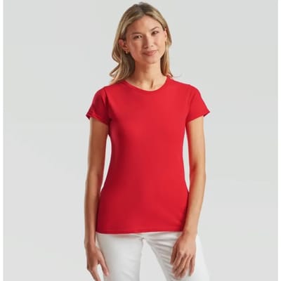 T-shirt dames Fruit of the Loom Iconic 150 T