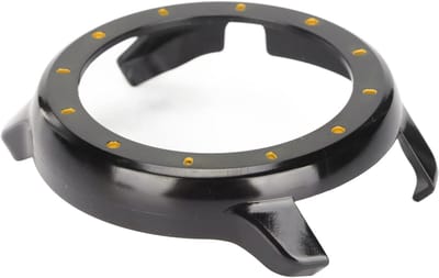 Beschermende Hoes voor 47mm Smartwatch met Volledige Screen Protector en Bumper Accessoires in Zwart en Goud