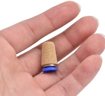 Dailygoods- Pneumatische Demper 4-delig - Geluiddemper - Dempers voor Perslucht - Cilinders/Magneetventielen - Krukassen/Versnellingsbakken - Handgereedschap