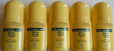PROMO 5 stuks Heno De Pravia HENO DE PRAVIA ORIGINAL - deodorant - roller 50 ml