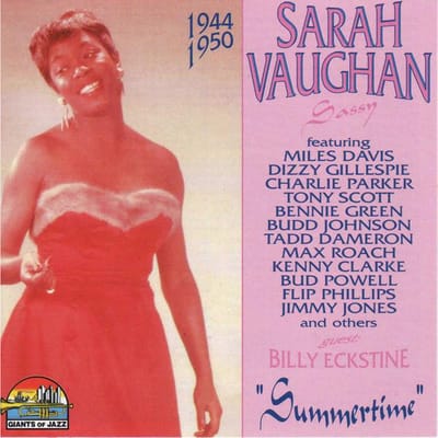 CD SARAH VAUGHAN - Sassy 1944-1950  CD53162 Giants Of Jazz 1996 Niet Japan Jazz Gebruikt red