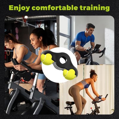 Fietsvoet Adapter - Indoor Tennisstandaard - Indoor Wielrennen - Kantelpot Stabiliteit - 35x21x7 cm - Zwart