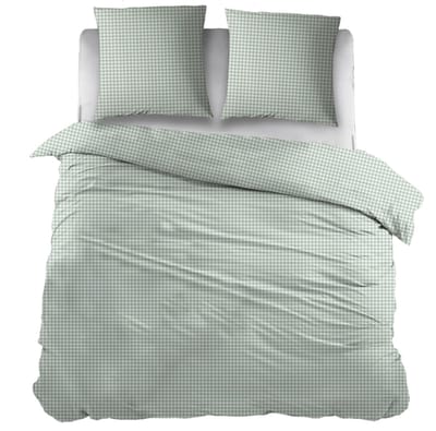 Snoozing Kaat Dekbedovertrek - Tweepersoons - 200x200/220 cm - Green